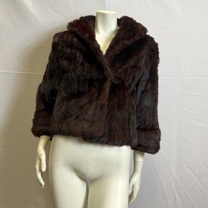 Vintage I.R. Fox Muskrat Fur Coat